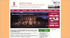 Desktop Screenshot of hotellacasona.com.mx