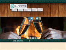 Tablet Screenshot of hotellacasona.com